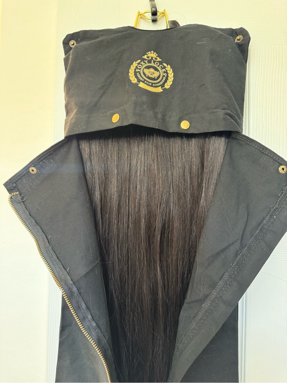 Foxy Locks 22” Black Brown Clip In Extensions - Picture 4 of 10